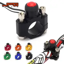 CNC Universal Motorcycle Engine Stop Start Kill Switch Momentary Push Button Switch For 22mm handlebar Mounted Bars Dirt Bike