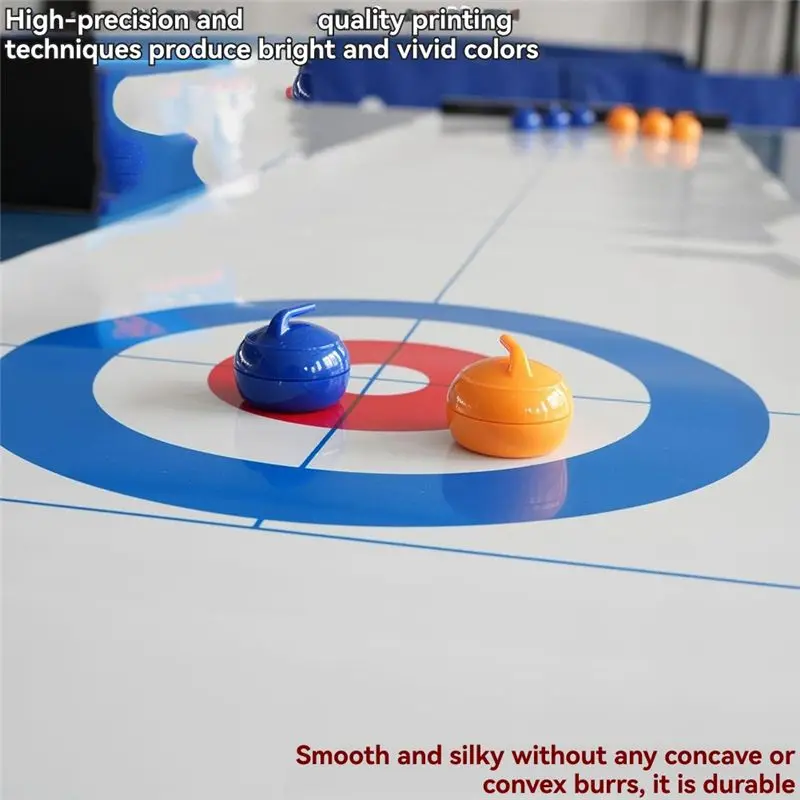 A63T-屋内デスクトップカーリングゲーム 磁気式屋内ボードゲーム 大人、子供、家族向けテーブルトップゲーム