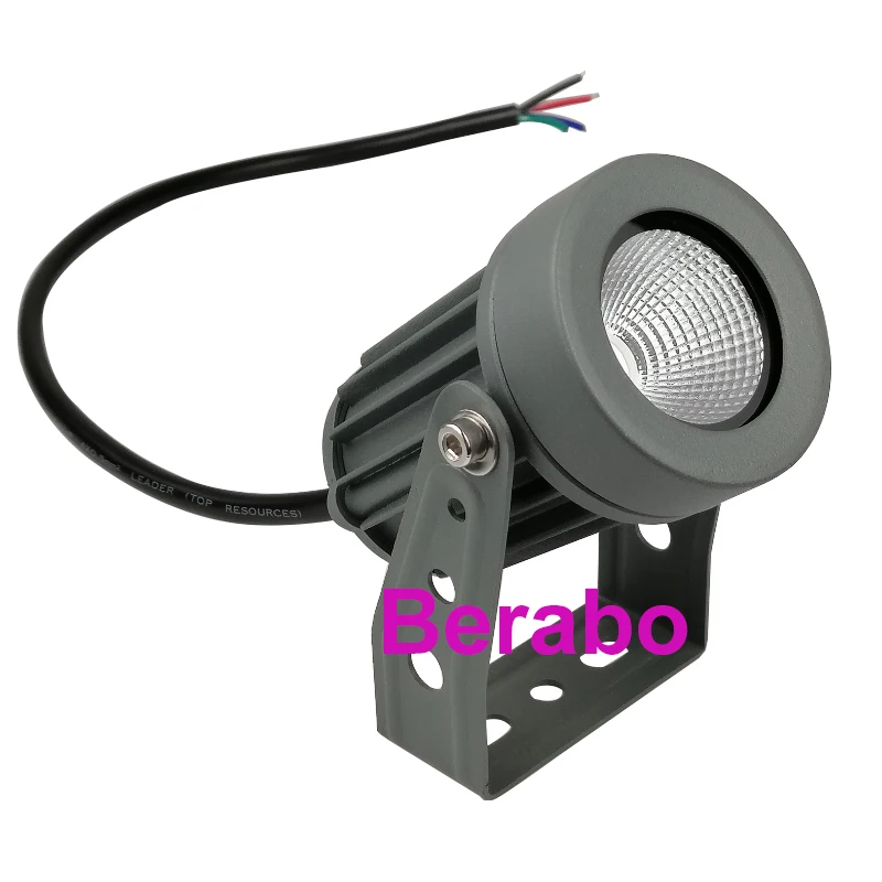 Remote control RGB  LED COB Garden Lighting 9W Outdoor Spike Lawn Lamp Waterproof Lighting Garden Path Spotlights DC12V