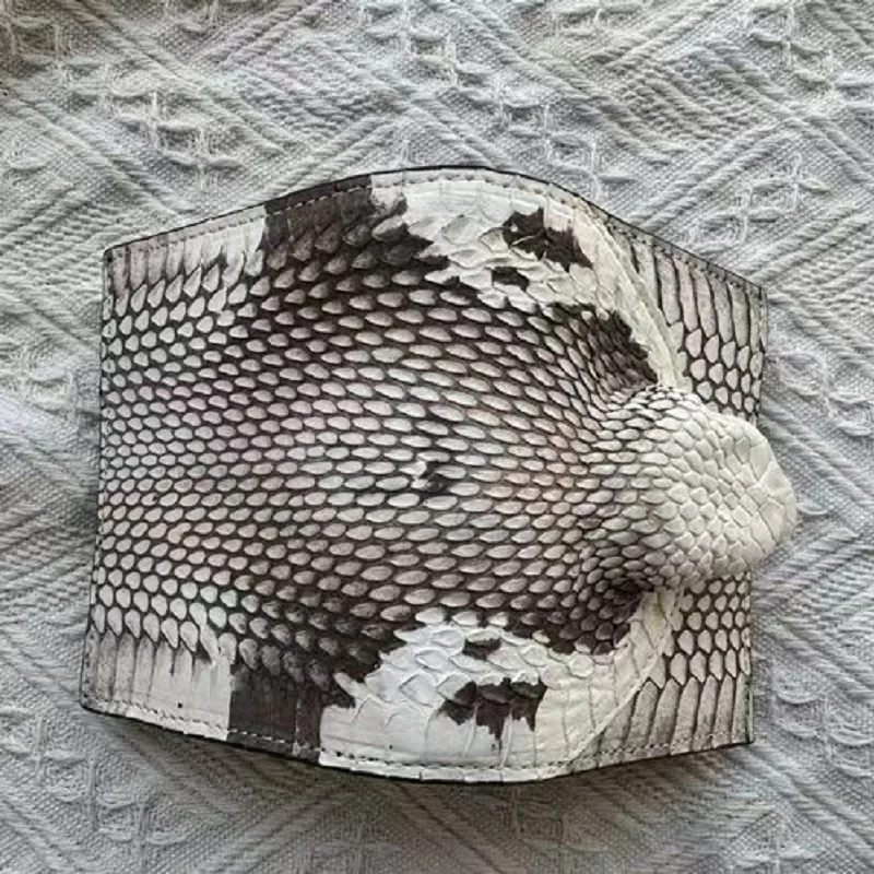 2026 Wallet Credit Card Holder Men Wallet Box Bank Card Holder snake skin Leather Wallet with Money Clips pdd010