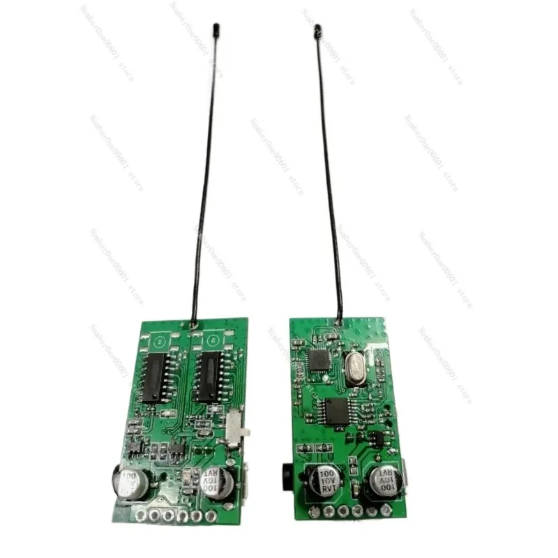 UHF Stereo Wireless Audio Transceiver Module, Transmitter Receiver for Speaker Musical Instrument DIY