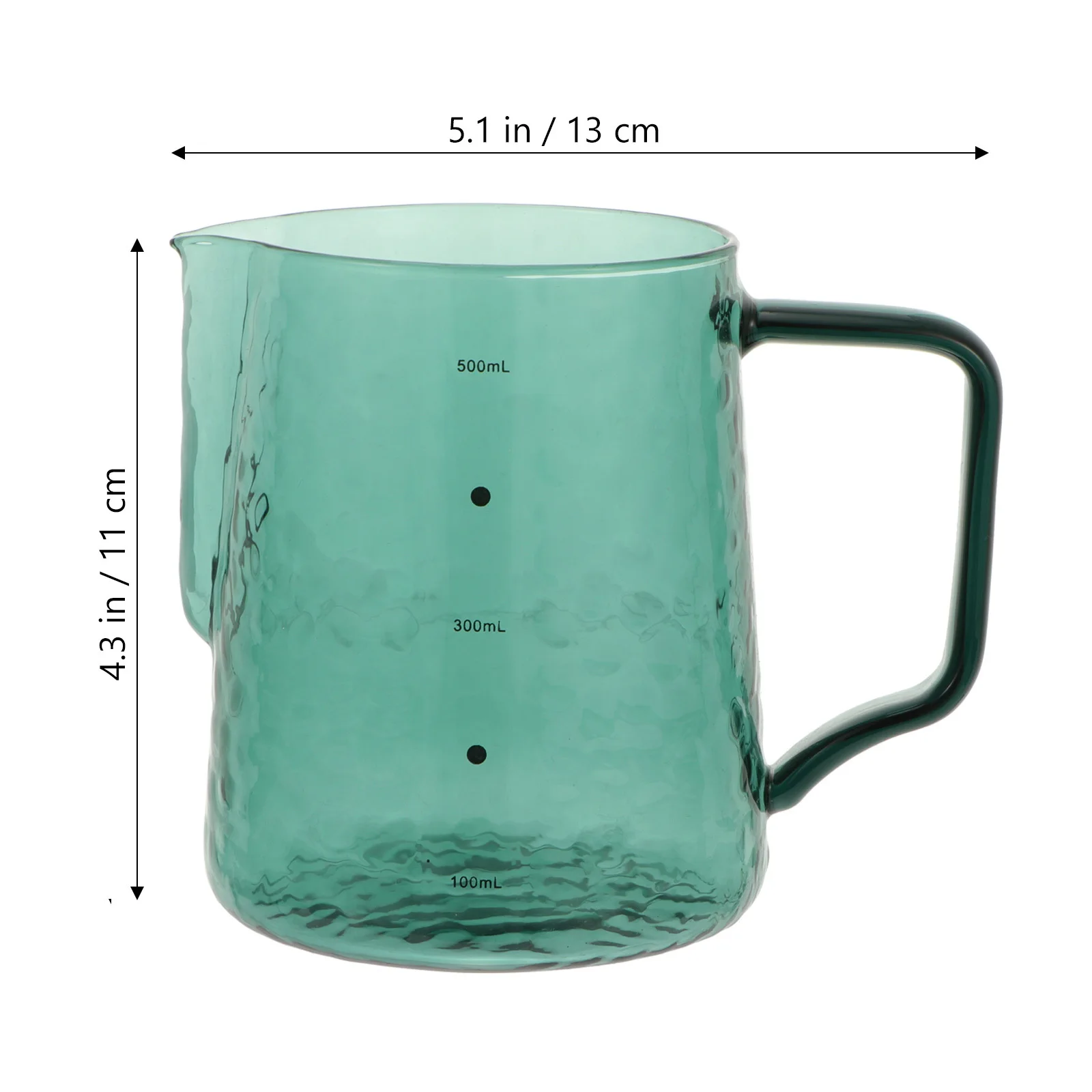 

Coffee Cream Jug Container Airtight Milk Pitcher Cup for Steaming Measuring Latte