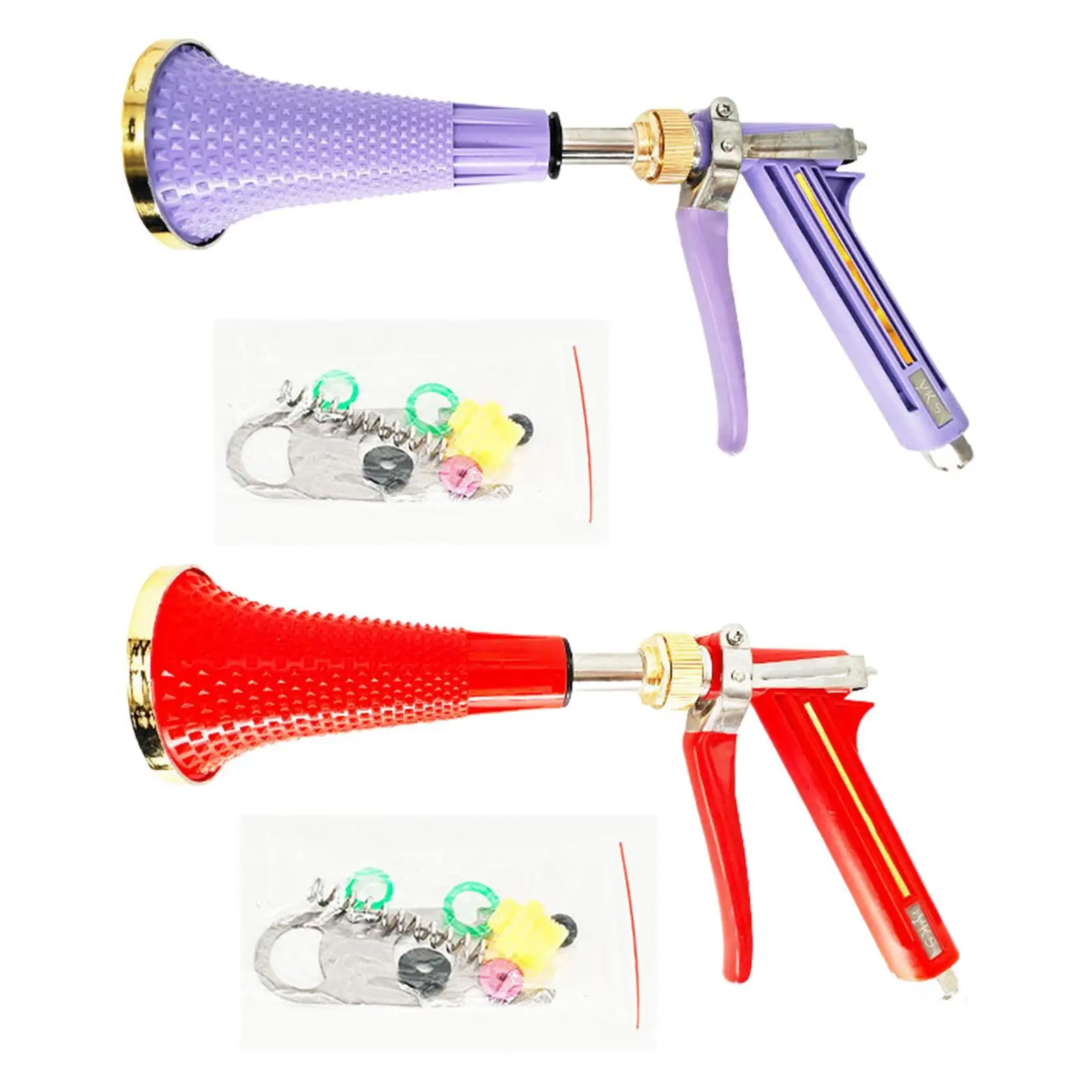 قبضة مريحة قابلة للتعديل وخفيفة الوزن وقوية وشديدة التحمل ومتعددة الاستخدام لتنظيف الفناء وغسيل السيارات والحديقة وسقي المزرعة والفناء الخلفي