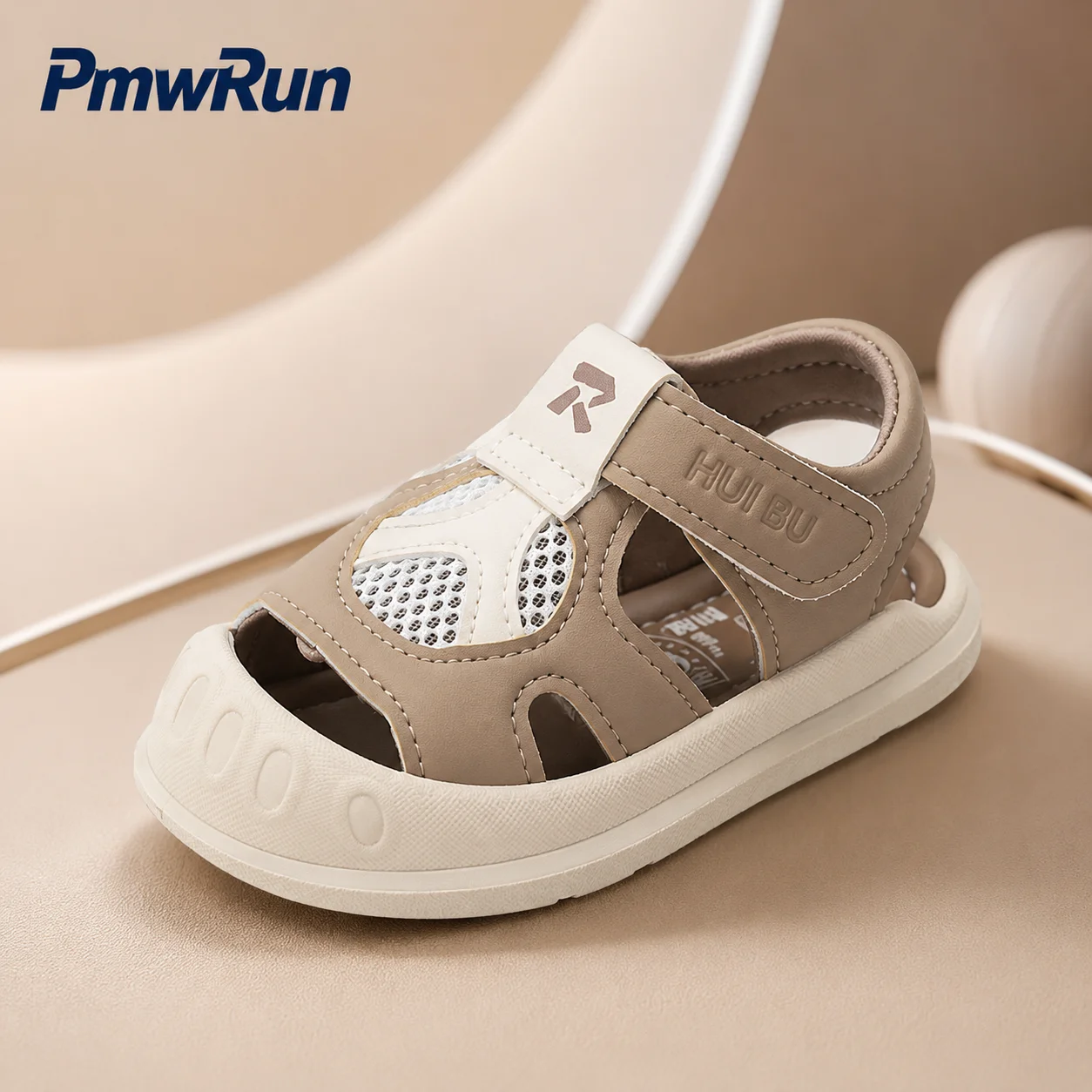 PU Leather Sport Sandals For Children Hollow Out Breathable Kid's Summer Sandals Boy's Girl's Toddler Running Sandals