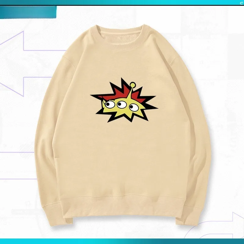 Toy Story Woody Buzz Lightyear Vari stili stampati Felpa con cappuccio girocollo in cotone Top versatile da donna