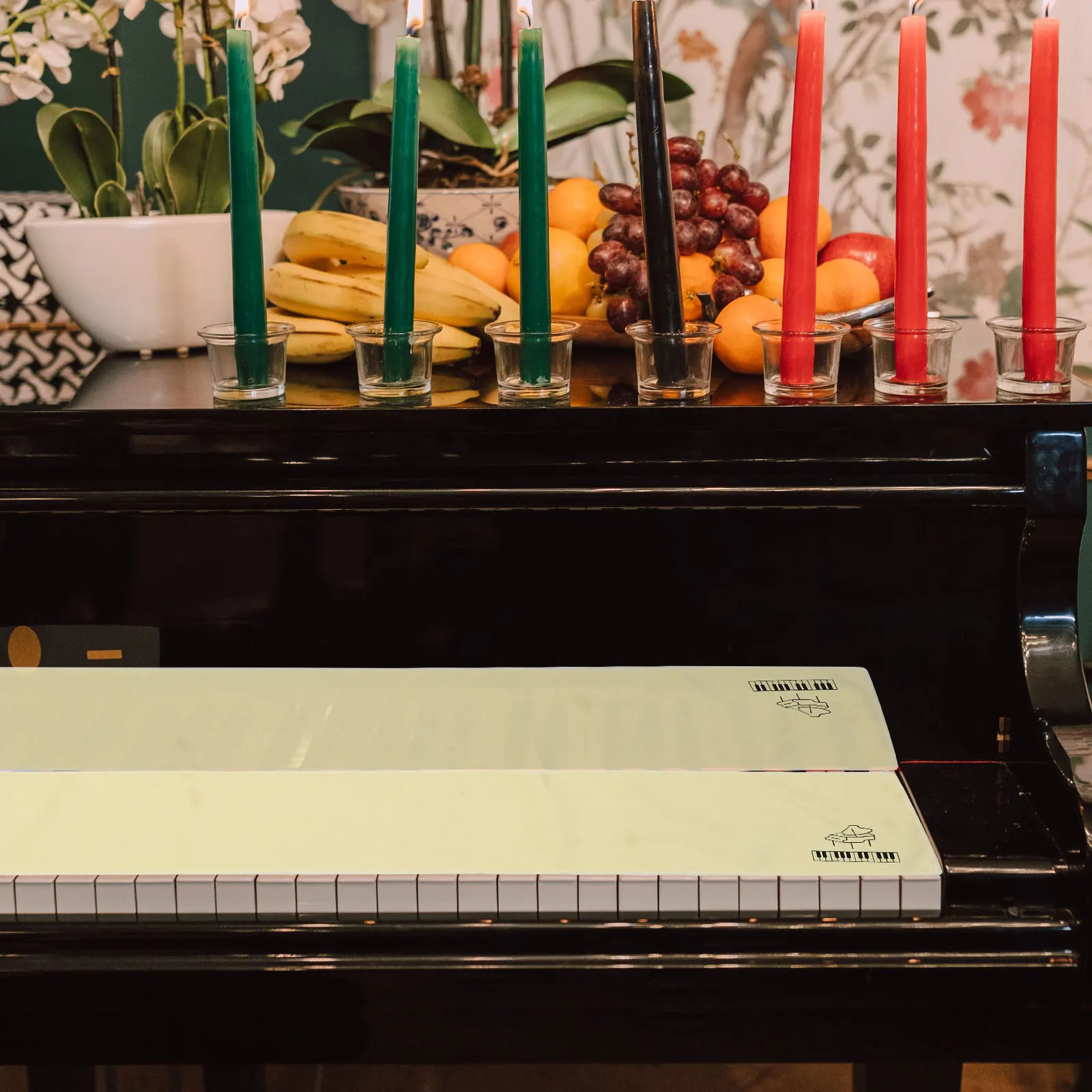 

1Pcs Piano Cover Cloth High Quality Soft Smooth Protective for Piano Long Term Use Resists Dirt Uv Light Yellow