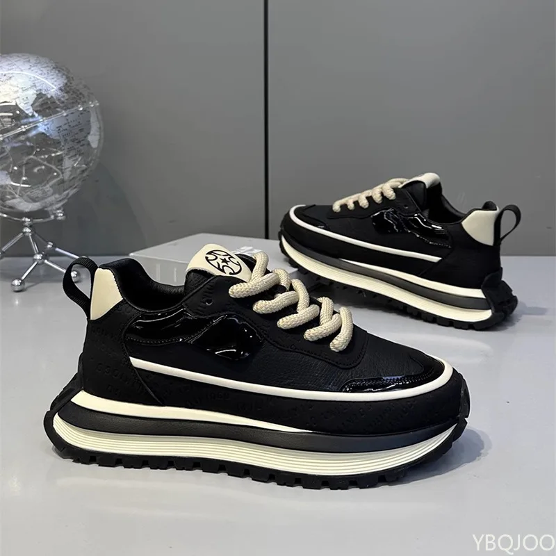 

Универсальная дышащая легкая повседневная мужская обувь, осенняя износостойкая спортивная мужская обувь для бега на толстой подошве с мягкой подошвой