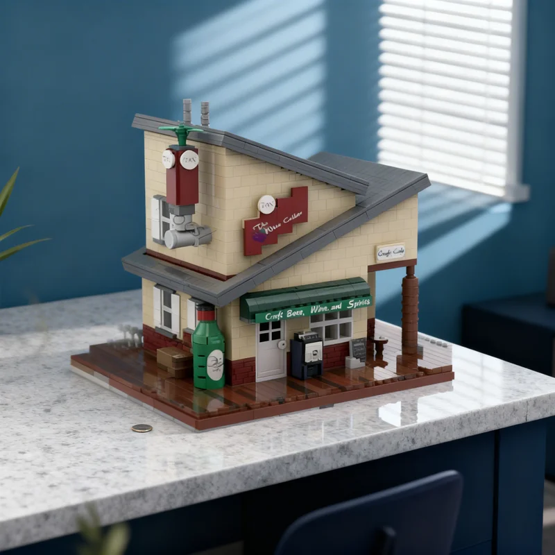 

2909pcs MOC Wine Cellar Modular Streetscape Model Building Blocks Creative Gift DIY Display Decor Adult Premium Kids Desk Home