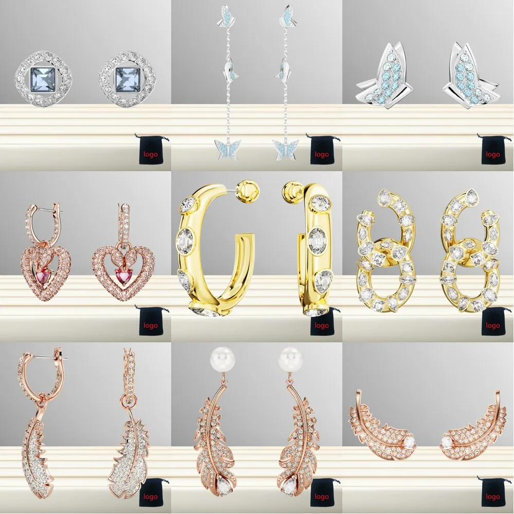 

Новые серьги из стерлингового серебра 925 пробы, серьги с драгоценными камнями, различные стили, подходят для подарков подругам