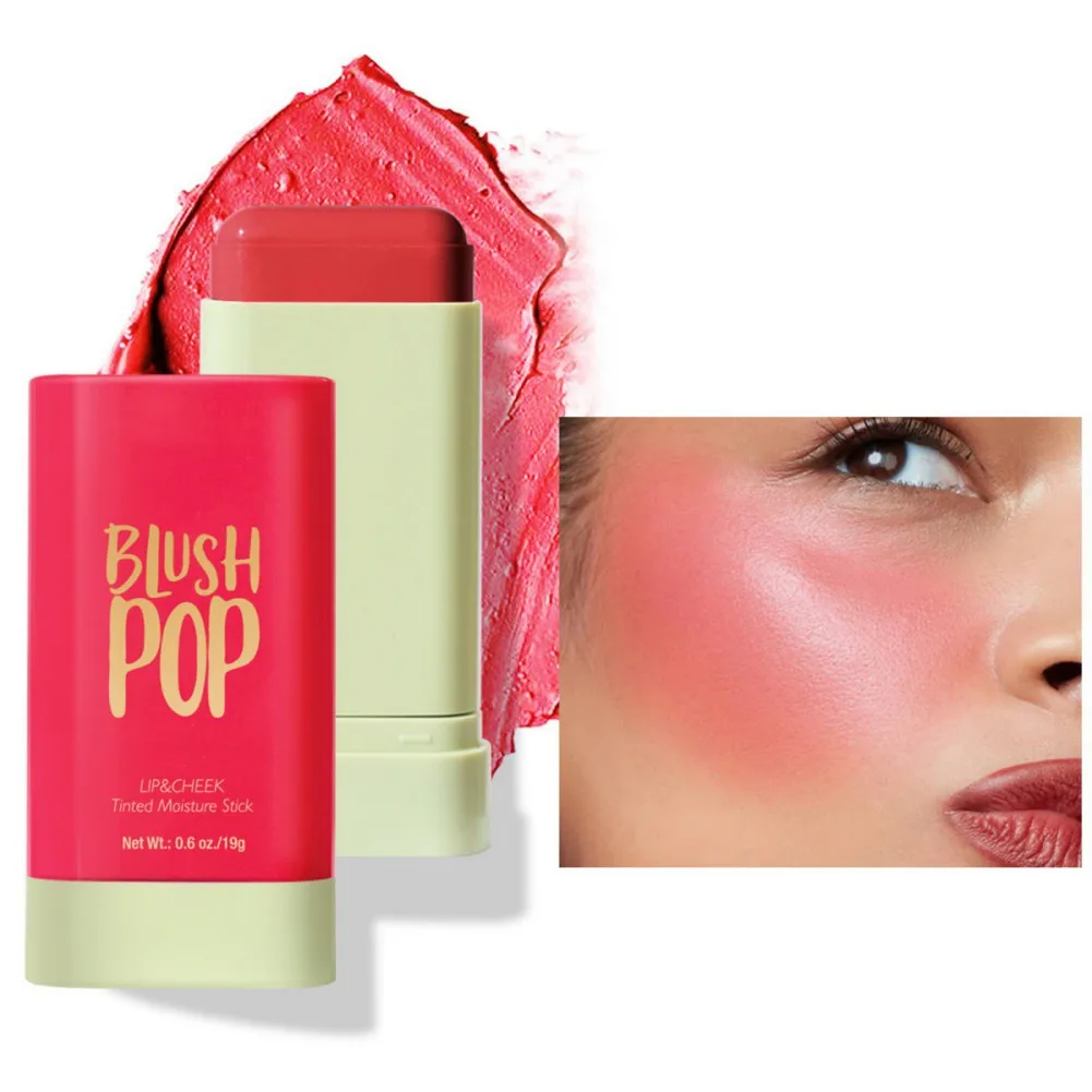 6 Colors Multi-Use Face Smooth Blush Moisturizer Cheeks Eyes Lipstick Stick Balm Waterproof Maquiagem Soft Makeup Long Lasting