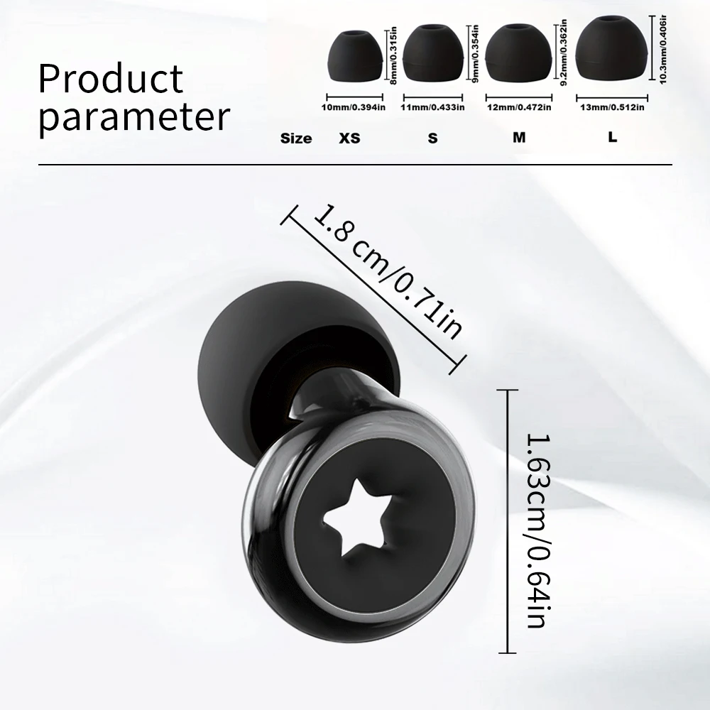 Reusable Ear Plugs – Noise Relief with Clear Speech for Social Gatherings, Work & Noise Sensitivity - Noise Reduction Earplugs