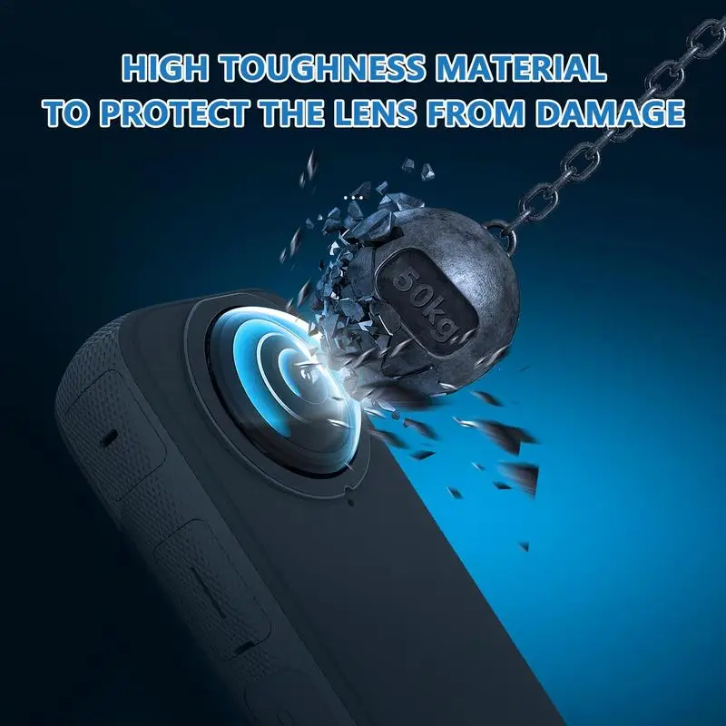 for Insta 360X3 Durable Lens Guards Protector For Insta 360X 3 Sticky Lens Camera Protection Accessories