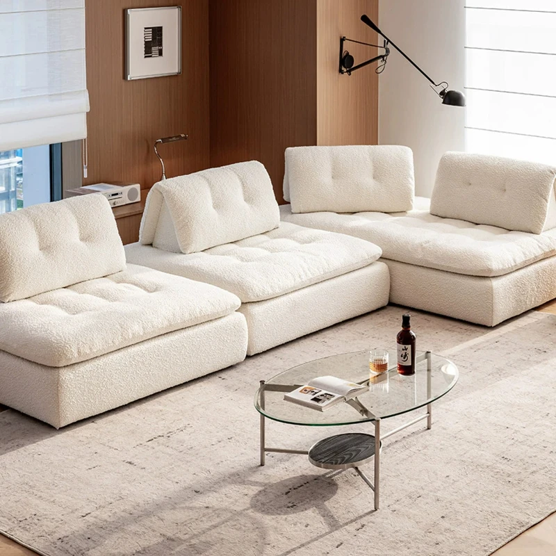 Luxury Convertible Sofas Loveseat Chaise Adults Friends Couch Modern Curve Dividers Muebles Para Hogar Furniture Living Room