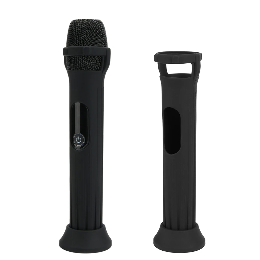 

Silicone Case Anti-Rolling Protective Case Microphone Protective Cover Mic Covers for Wireless Mic