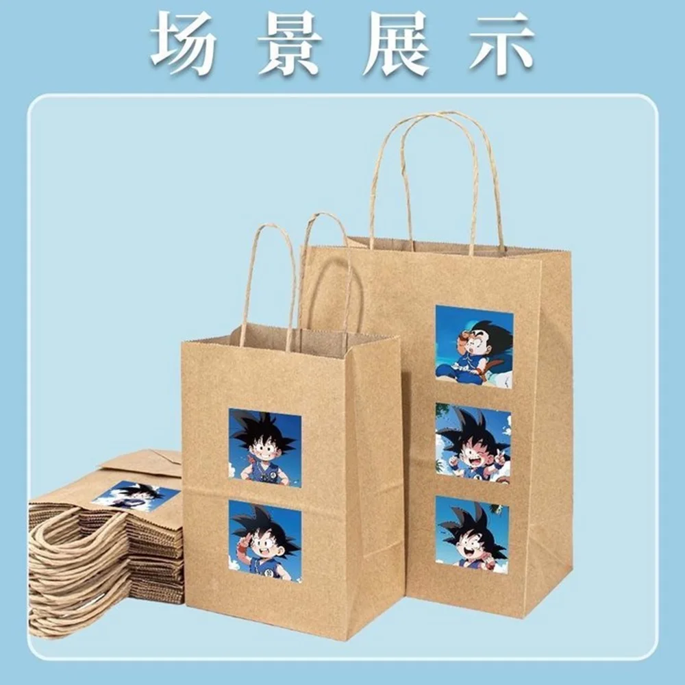 500 pz/rotolo Carino Dragon Ball Z Son Goku Anime Adesivo di Tenuta FAI DA TE IN PVC Decalcomanie Del Computer Portatile Decorazione Stiker Ricompensa Regalo Giocattoli