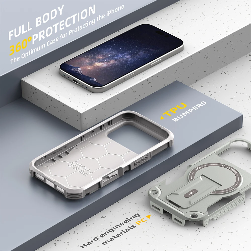 Magnetic Case Compatible Shockproof Protective Shell for iPhone 17 Pro Max 16 15 Plus 14 Pro 13 12 Pro 11 Cover view 6