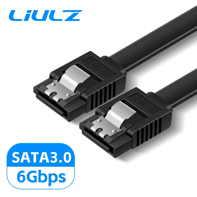 SATA Cable Sata3.0 Solid State Hard Disk Serial Data Cable Flexible 6Gbs SSD Cables Hard Disk Drive Cord Fast Transmission Cable