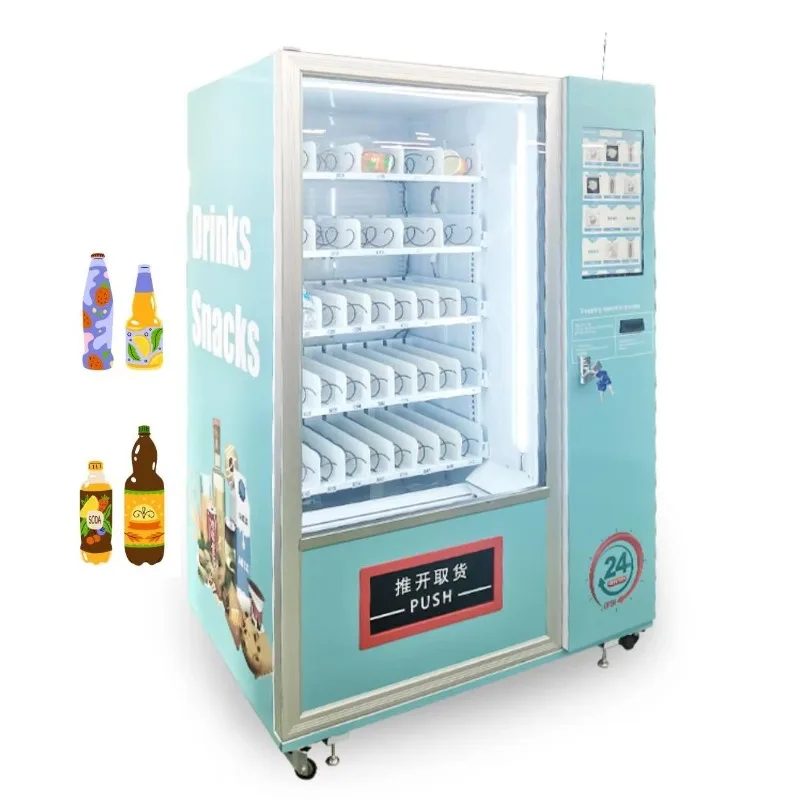 Intelligent Retail Vending Machine Smart Snack Beverage Dispenser Self Service Commercial Equipment