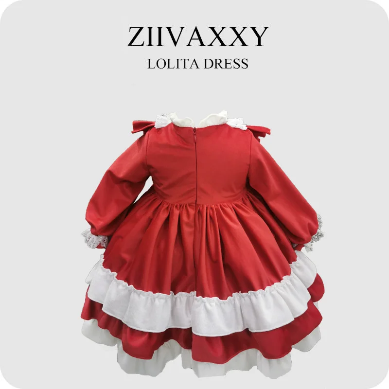 Winter New Lolita Skirt Children's Spanish Plush Skirt Children's Childhood Velvet Princess Skirt