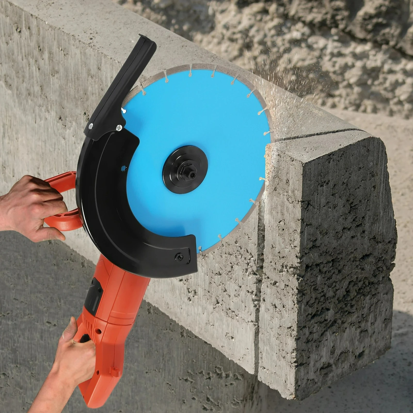 Customizable Corded Electric Handheld Concrete Saw 3000W Pure Copper Motor Rotating Handle