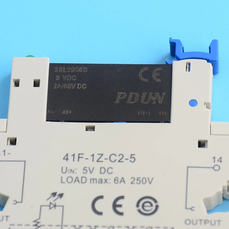 SSL Super Thin Solid State Relay Din Rail Relay Module Groups 1 Normally Open