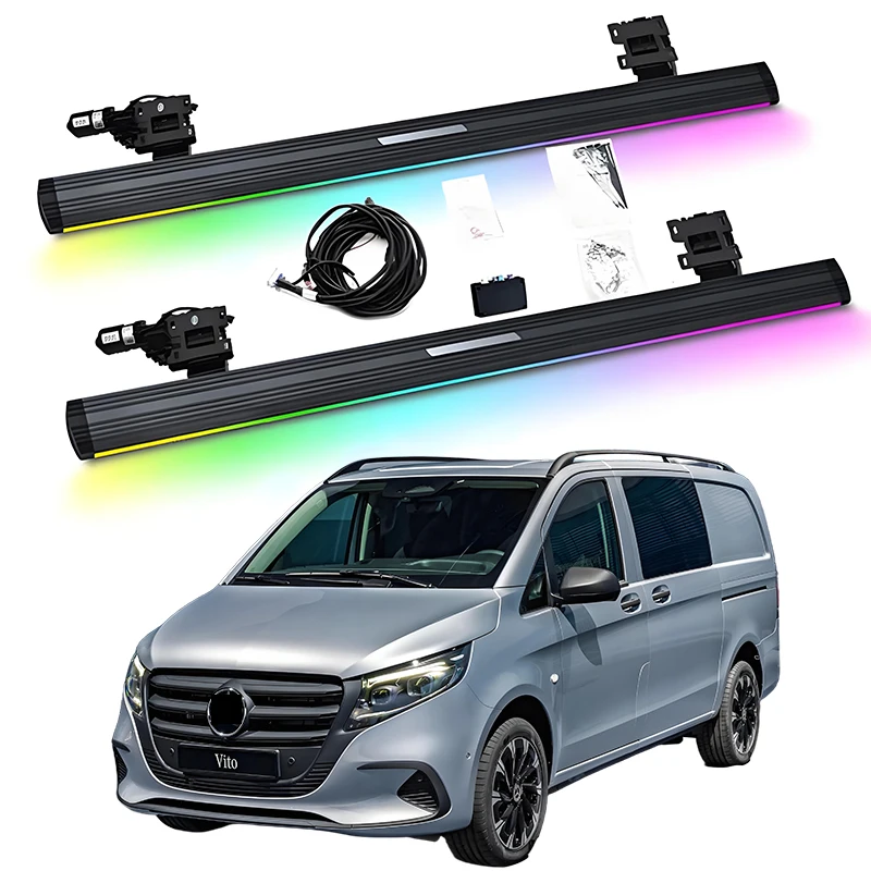 

Автоматическая электрическая неоновая светодиодная подножка для Mercedes-Benz Vito 2013-2024