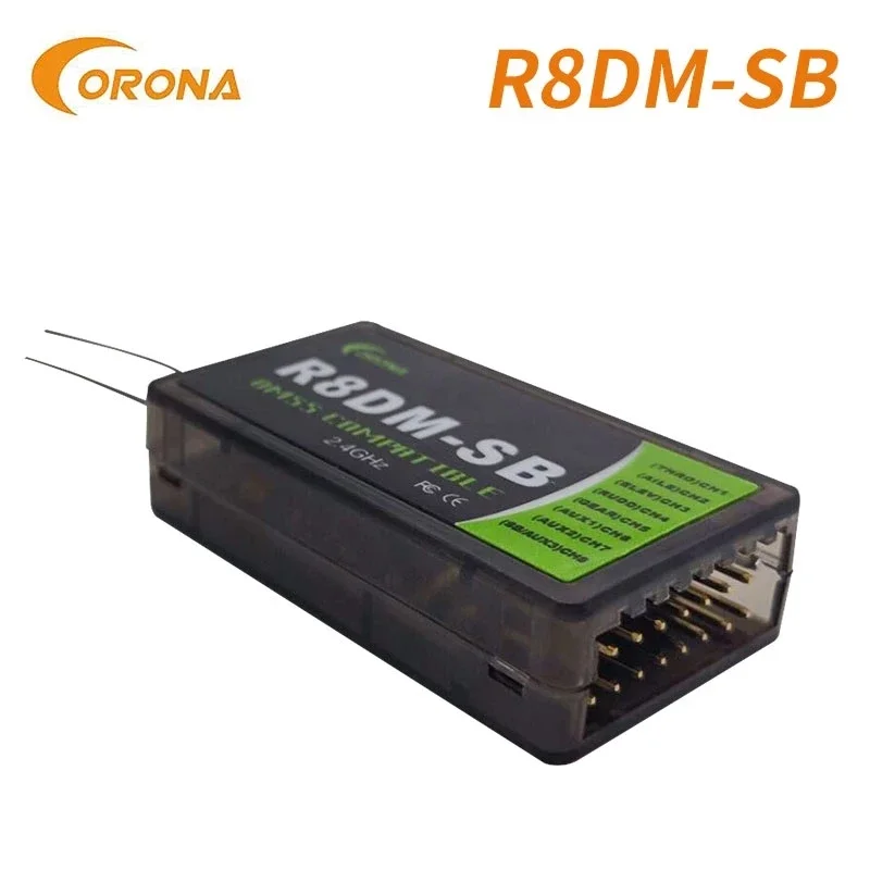 جهاز إرسال Corona R8DM-SB R8DMSB 8 قنوات 2.4 جيجا هرتز JR DMSS متوافق مع جهاز استقبال RC JR XG6، XG7، XG8، XG11 XG14 2.4 جيجا هرتز
