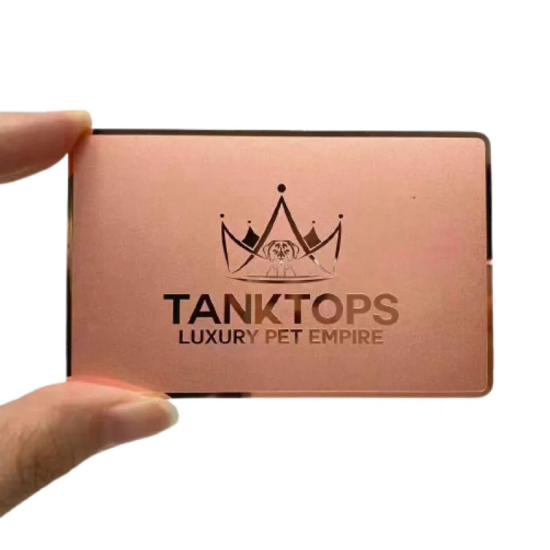 

Custom Logo Design 50PCs a lot frosted plating gold credit card size VIP membership card own logo laser die cut luxury printin