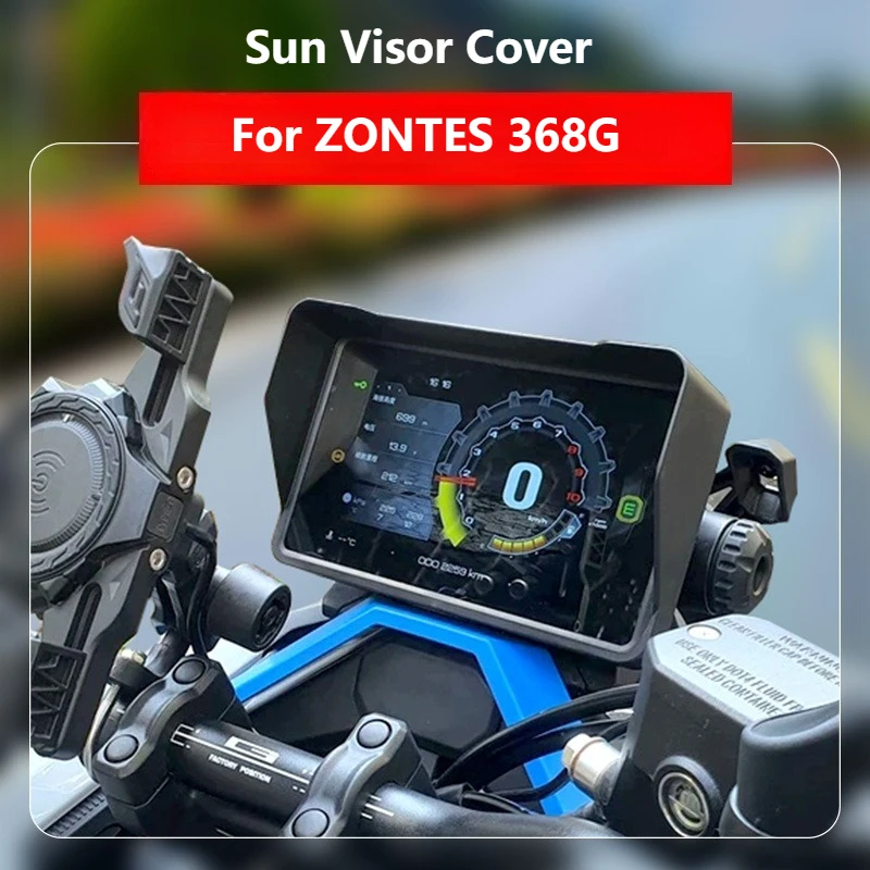 

Motorcycle Accessories Sun Visor Cover Instrument Screen Sunshade Guard Protection For ZONTES 368G G368 368 G 2024 2025