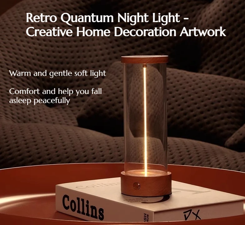 

Retro Quantum Luminous Decorative Item for Bar Bedroom Bedside Tabletop Home Atmosphere Decoration Art Piece Creative Gift