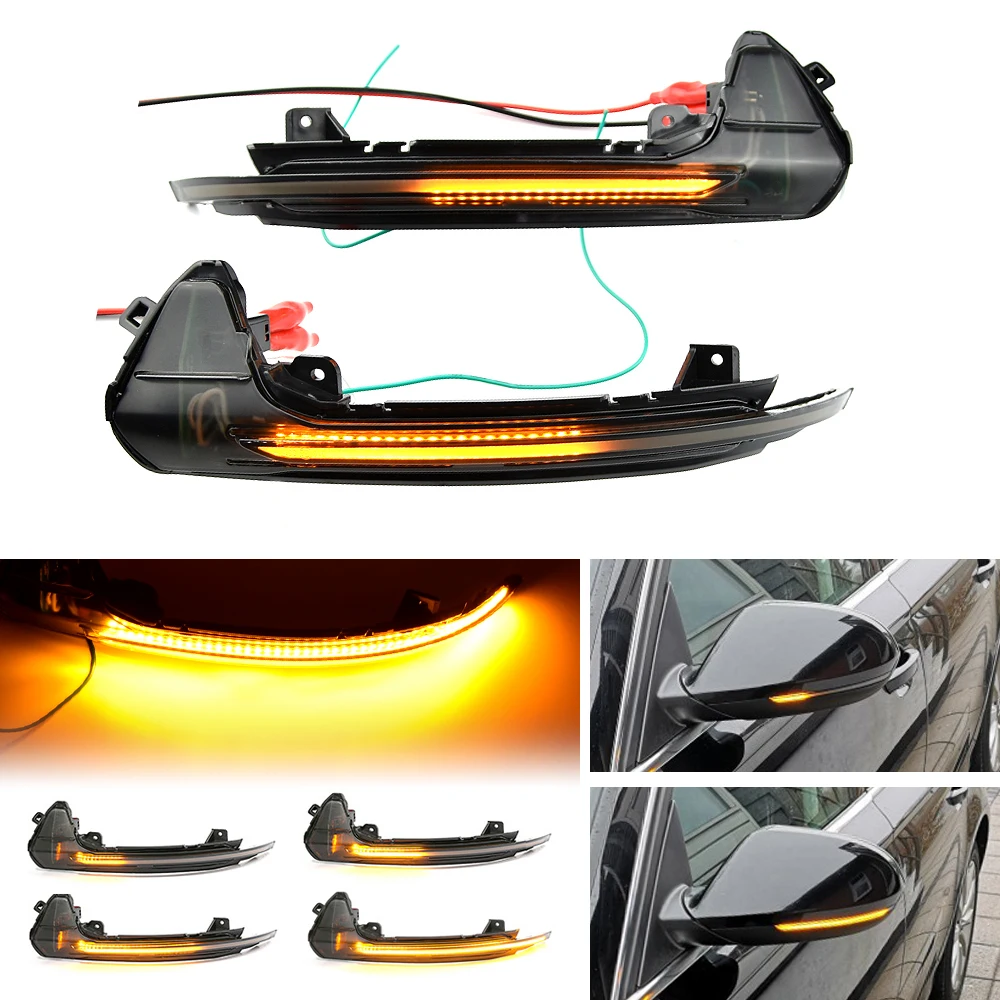 

Dynamic Blinker For Audi A6 C7 4G S6 2012 2013 2014 2015 2016 2017 LED Turn Signal Lights Mirror