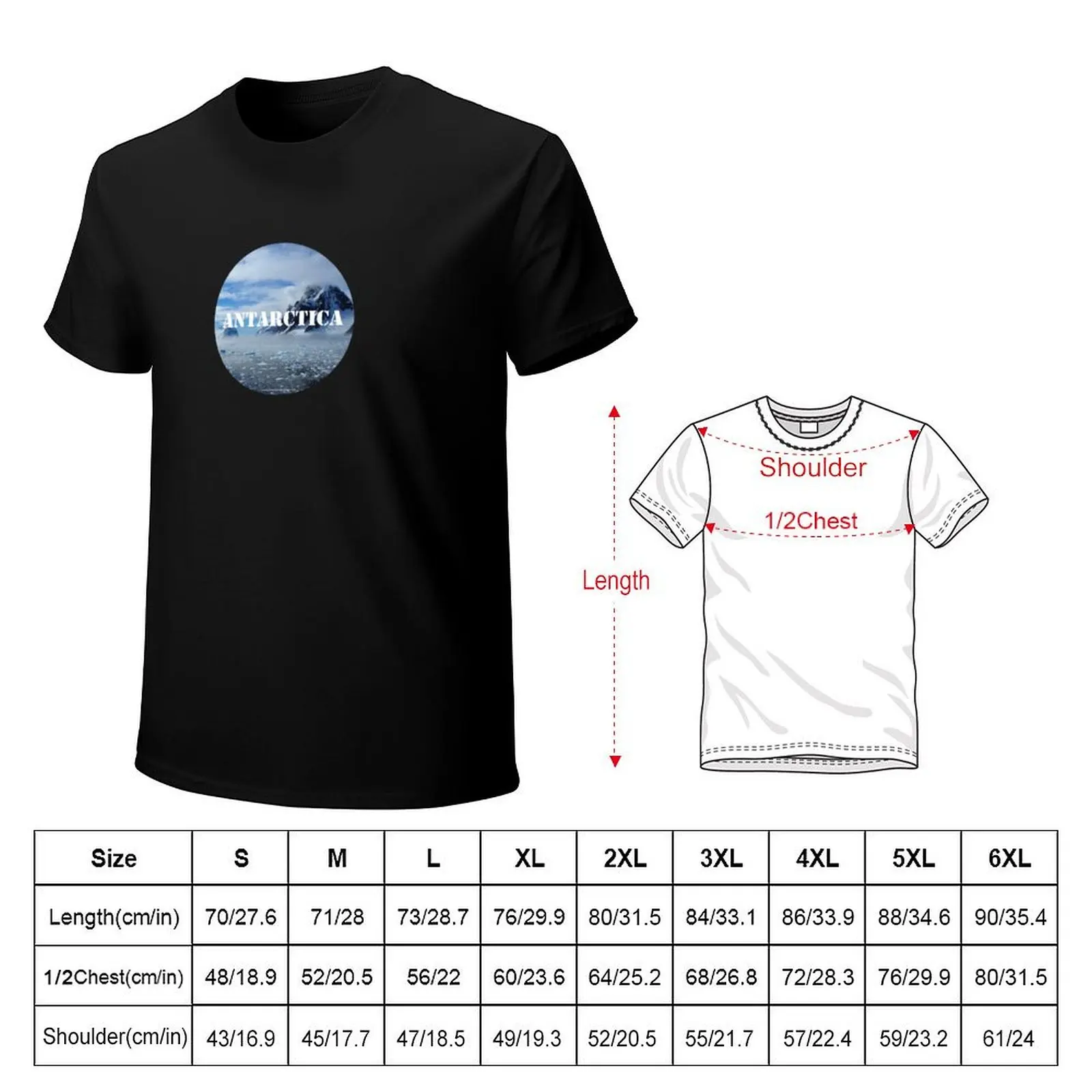 Antarctica T-Shirt anime t shirts anime stuff basketball graphic tees black t shirts for men