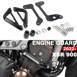 Motorcycle Engine Guard Crash Bar Protection New For Yamaha XSR 900 XSR900 xsr900 xsr 900 Black Bumper Guards 2022 2023