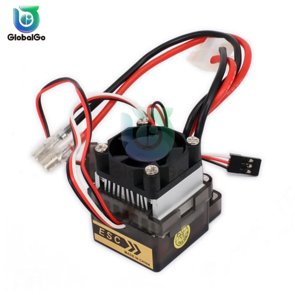 Controlador de Velocidade Escovado para Carro rc 320a Alta Tensão Esc Ubec Saída 616v Truck Buggy Boat