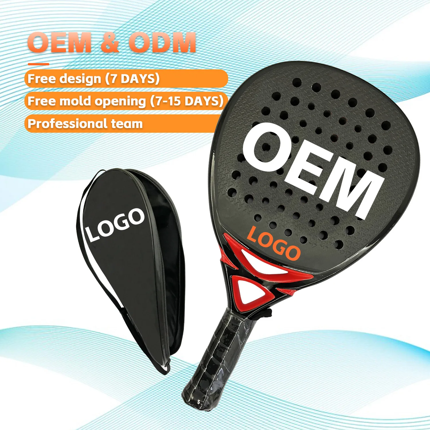 

Professional Carbon Custom Beach Tennis Rackets Custom Beach Paddle Padel Racket for Enhanced Performance