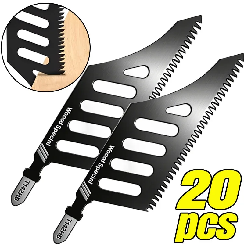 

Jigsaw Blade Universal Heavy Duty Scroll Saw Blades T-Shank Fine Coarse Teeth Cutting Tools For Wood Aluminum Tight Spaces