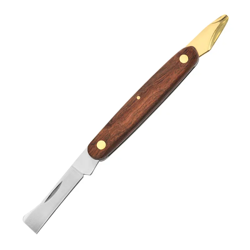 Stainless Steel Grafting Knife Manual Knife Garden Budding Tree Bonsai Horticultural Fruit Tree Fleshy Small Carving Knife