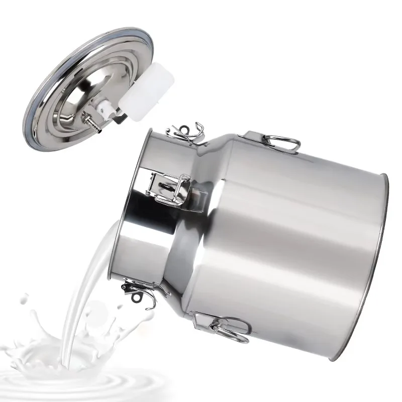 Large Capacity 14L Cow Milker Milk Sucking Machines Rechargeable Pulse Speed Milking Machine for Dairy Cows