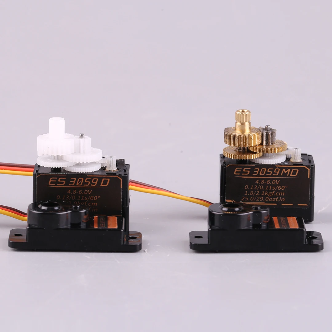 EMAX ES3059D 9g actionneur numérique ES3059MD 12g métal numérique PWM Servo pour les Applications de modèles et de robots RC