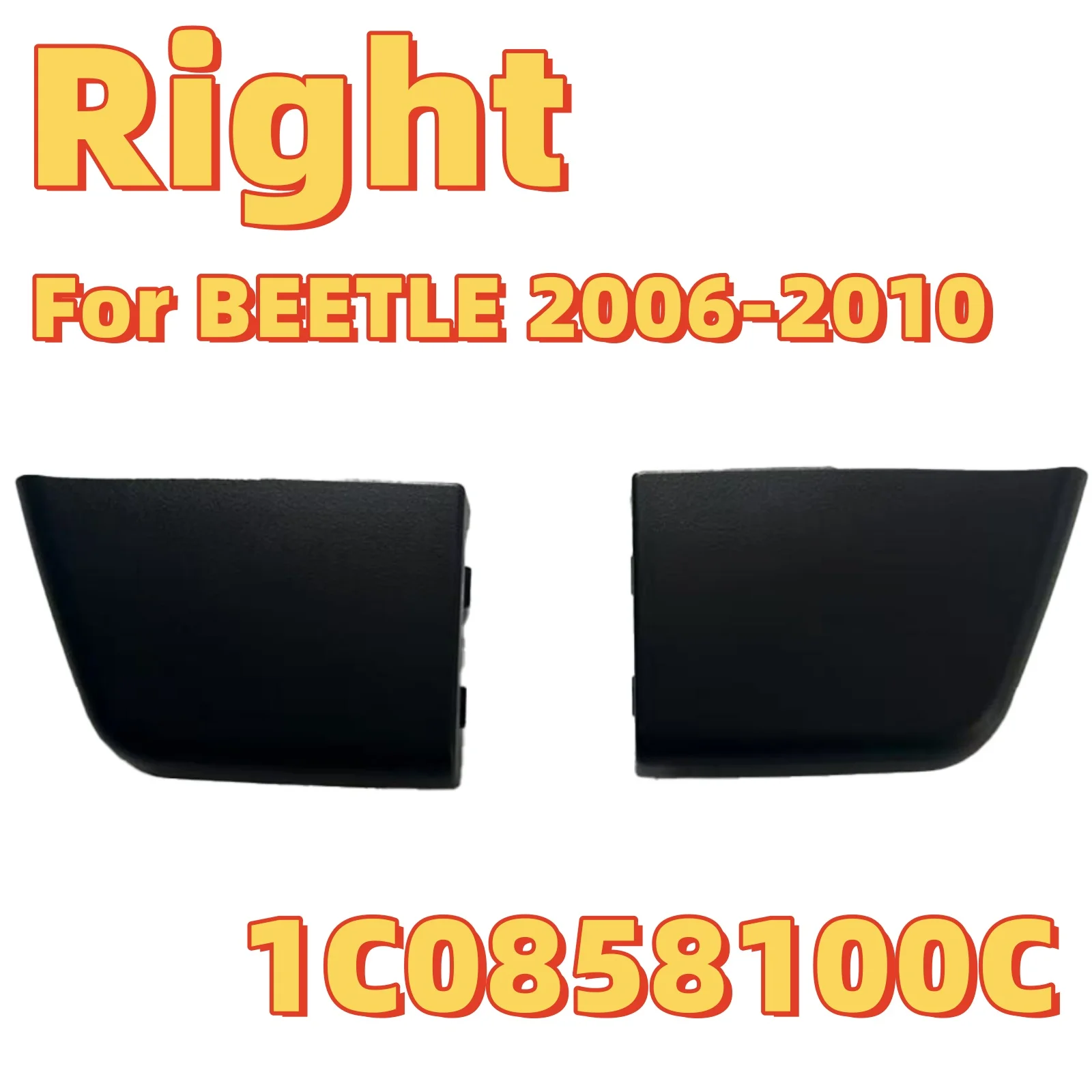 Cubierta de interruptor de tablero derecha para Beetle 2006-2010 1C0858100C, para BEETLE, para CABRIO 2006-2010, interruptor de tablero derecho ABS