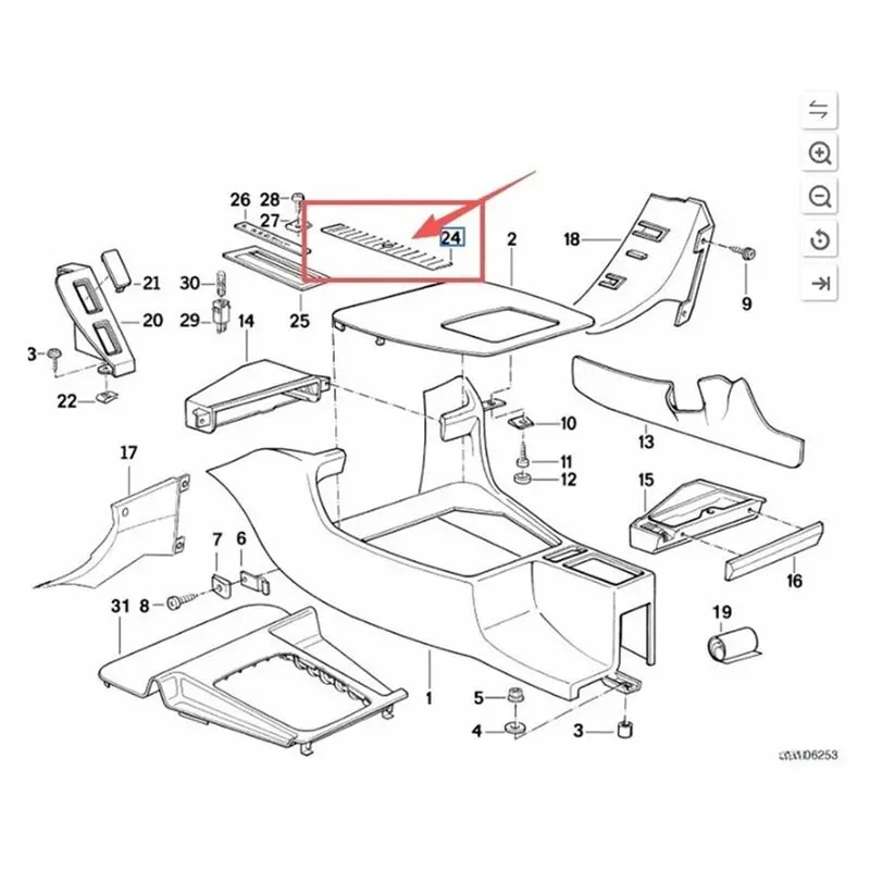Gear Shift Linkage Manual Transmission Shift Bushing 25111220707 For BMW E23 E24 E28 E30 E32 E34 Car Parts