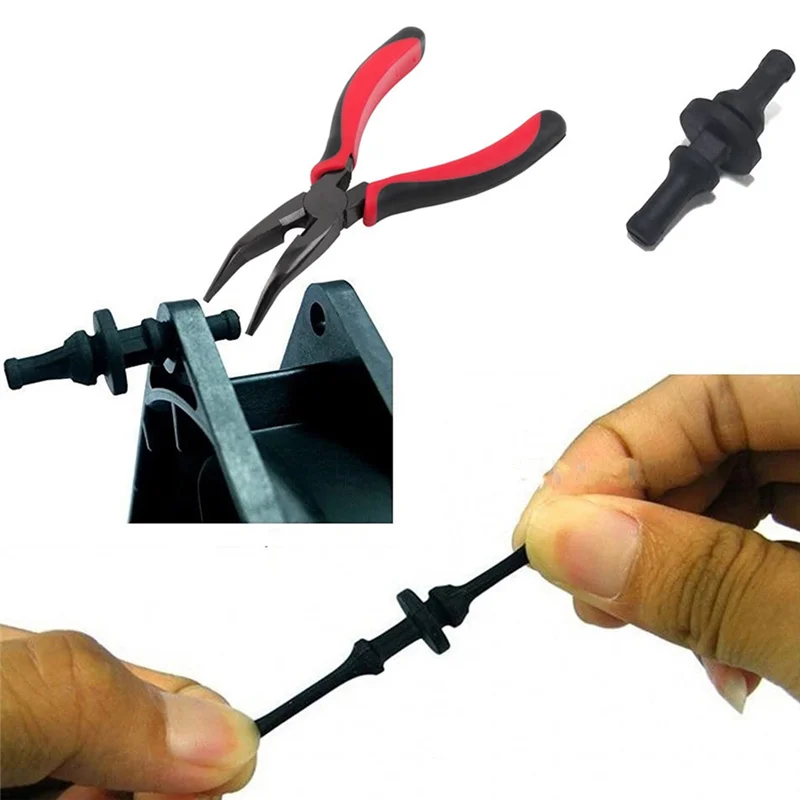 AEE7-50Pcs Computer Components PC Case Fan Mouting Pin Anti Noise Vibration Rubber Screws Anti-Vibration Shock Absorption