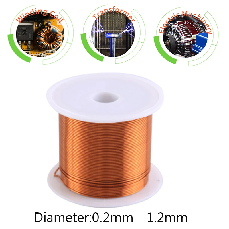 Kupfer lack draht 0,2mm-1,2mm Kabel Kupferdraht Elektro magnetischer Draht emaillierter Kupfer wicklung draht Spule Kupfer draht