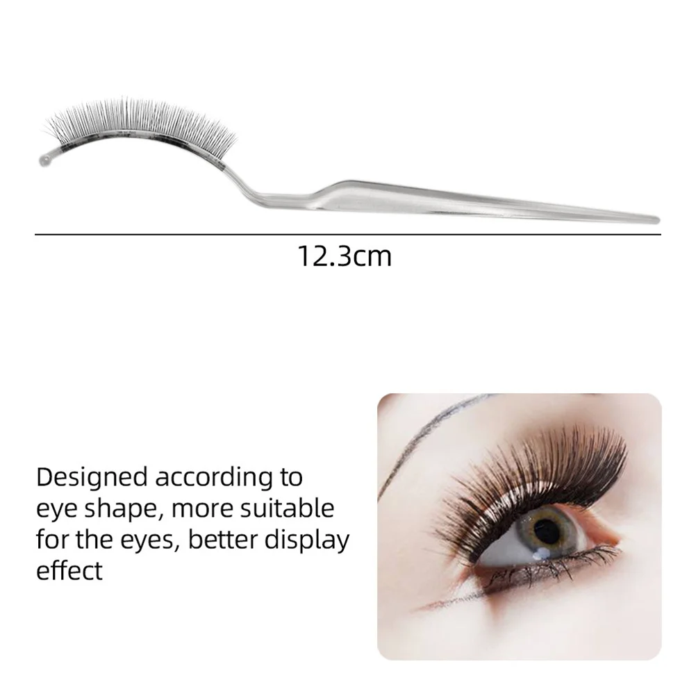 3Pcs False Eyelashes Extension Holder Adjustable Curve Durable Eyelash Wearing Tool Salon Grafting Auxiliary Tools