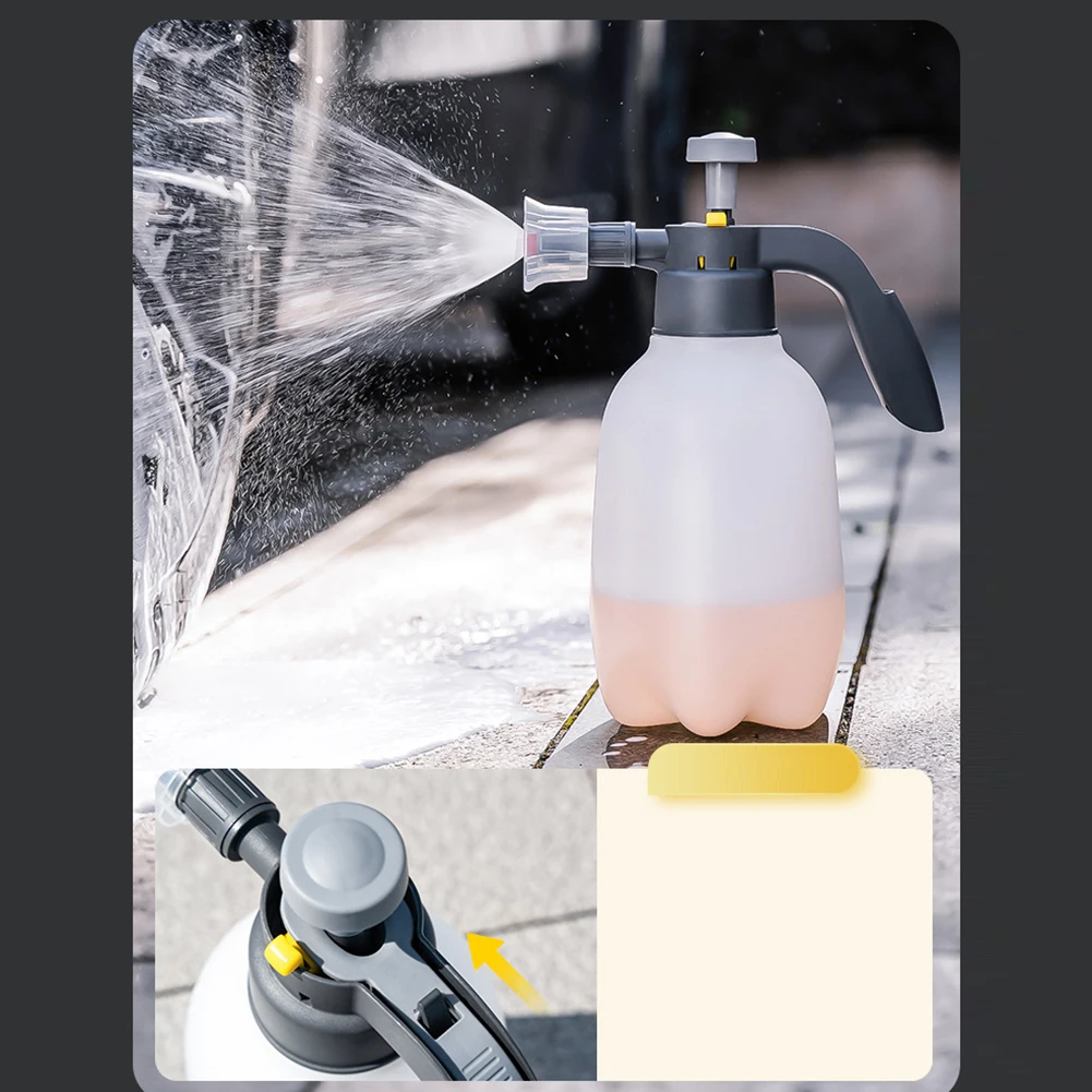 سيارة بالتفصيل التنظيف في الهواء الطلق رغوة مضخة البخاخ ارتفاع ضغط رذاذ 2000 مللي قدرة المحمولة تصميم أطواق الصابون رذاذ
