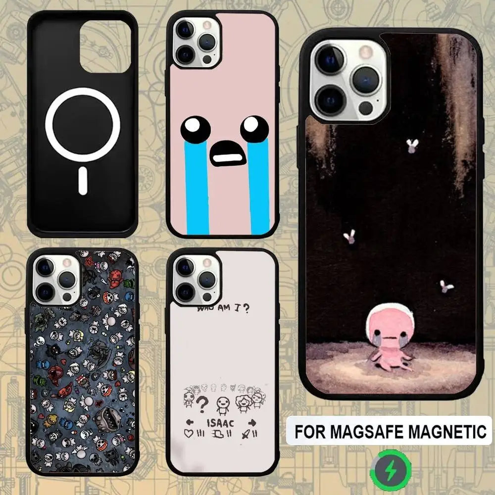 

The Binding Of I-Isaac Phone Case For IPhone 16e,16,15,Pro,Max,14,Plus,13,12,11 Magesafe Magnetic Wireless Charge Cover