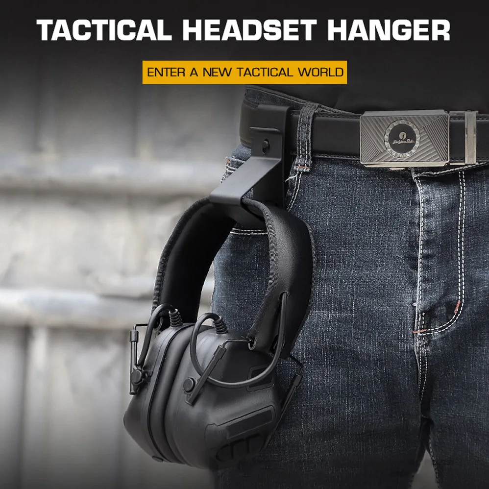 Colgador de auriculares táctico MOLLE con hebilla rápida robusta - imagen 3