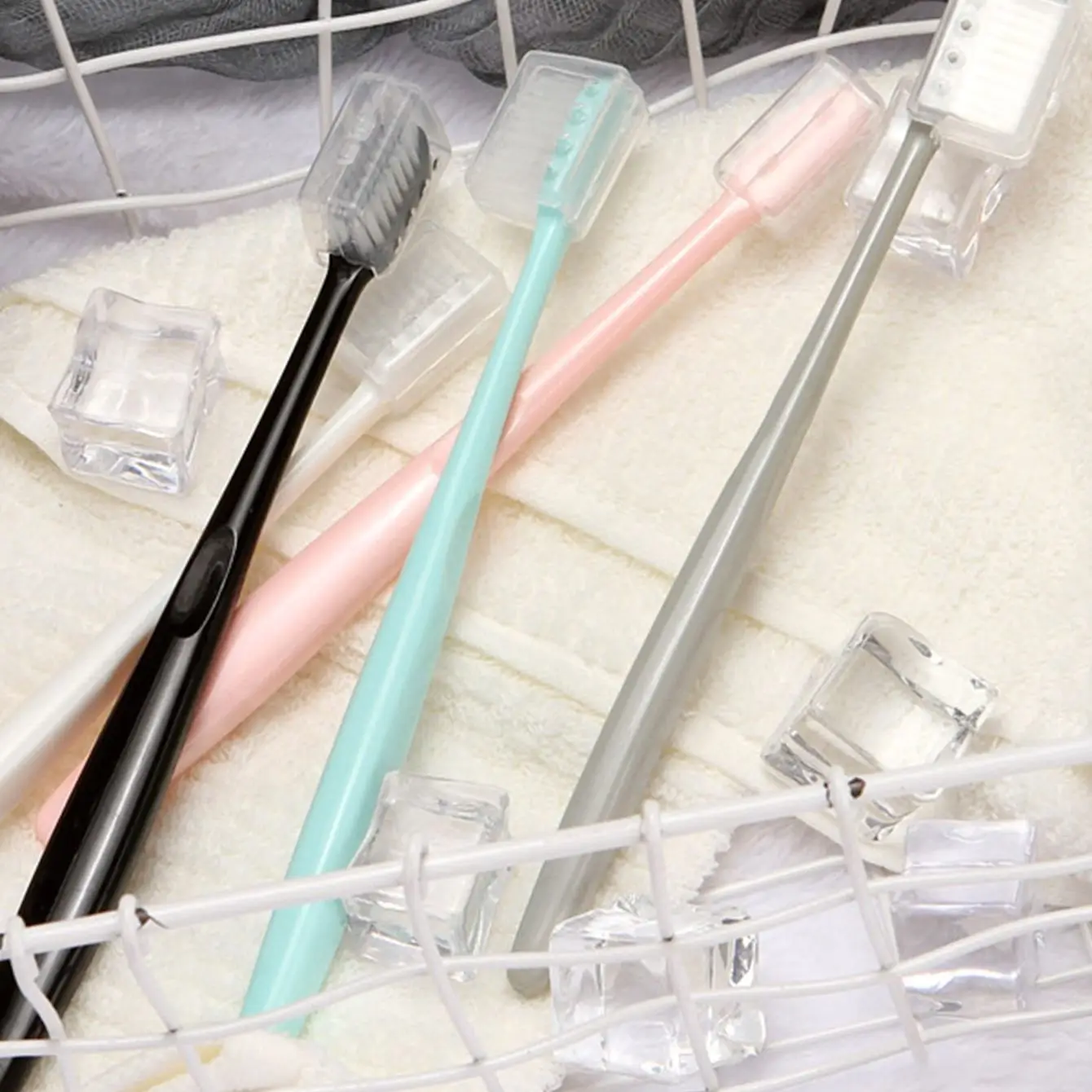 10 قطع من فرشاة أسنان معكرون ذات شعيرات ناعمة #5