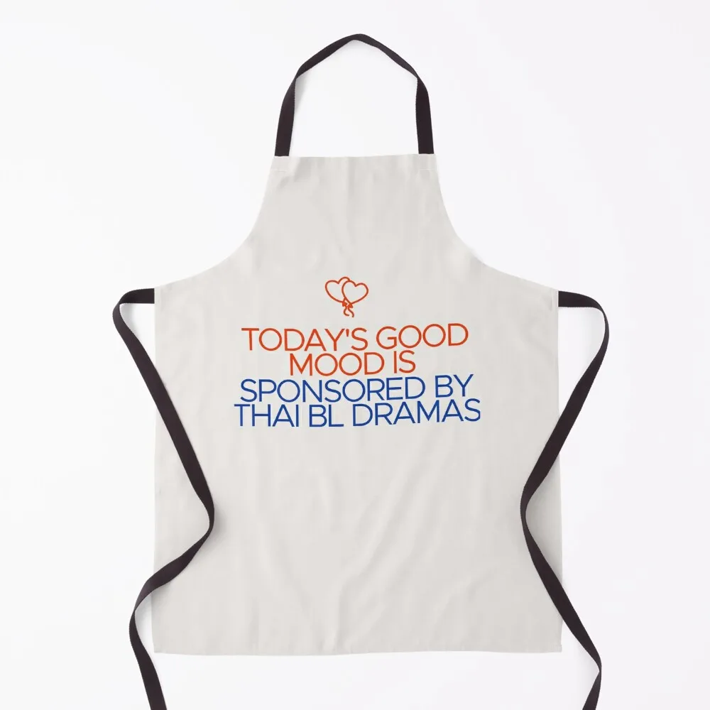 Today's Good Mood is Sponsored by Thai BL Dramas Apron kitchen clothes Cooking Clothes Cooking men's barbecue Apron