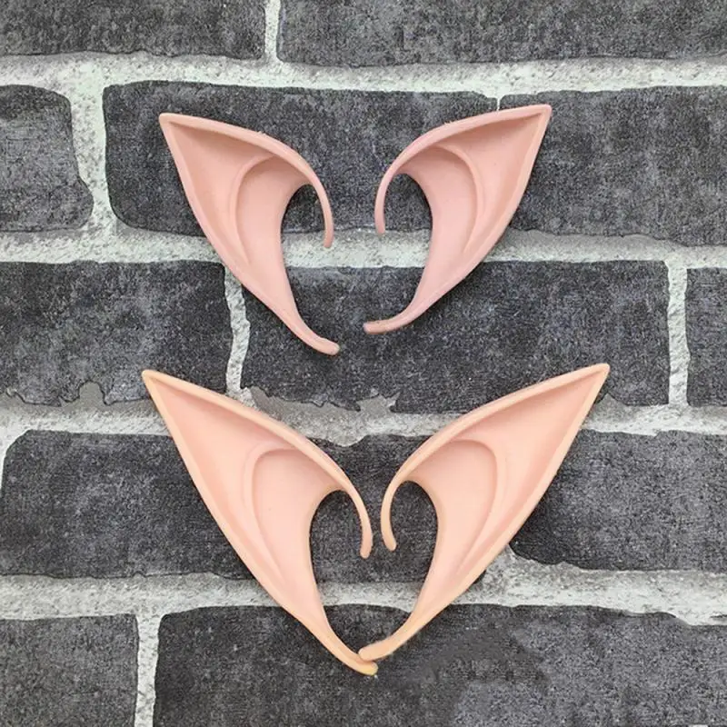 

Party Decoration Latex Ears Fairy Cosplay Costume Accessories Angel Elven Elf Ears Photo Props Adult Kids Toys Halloween Supply